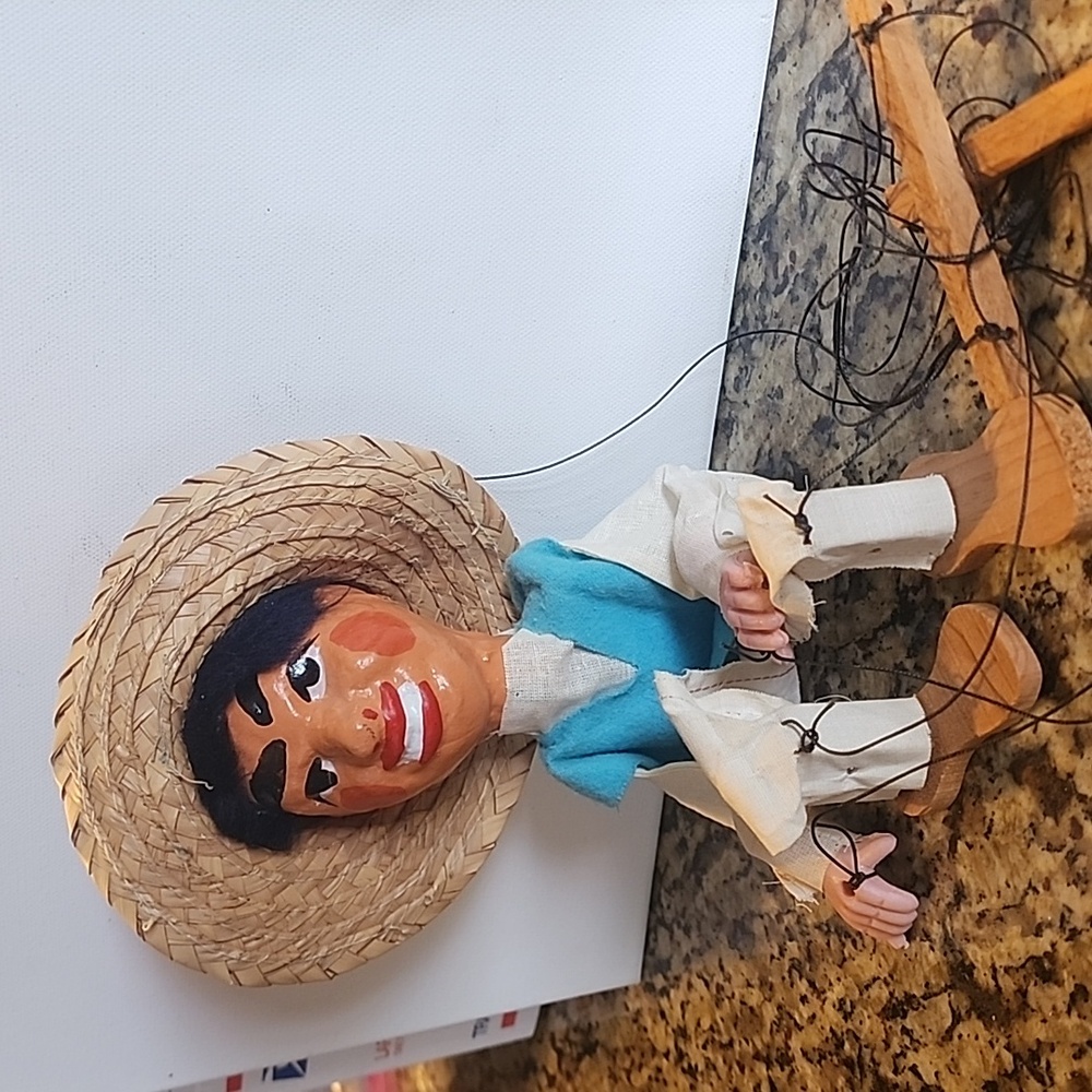 Vtg. Marionette condition shown in pics